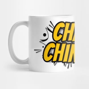 Cha Ching funny comic Lettering art Mug